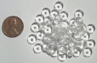 50 3x8mm Crystal Rondelle Beads